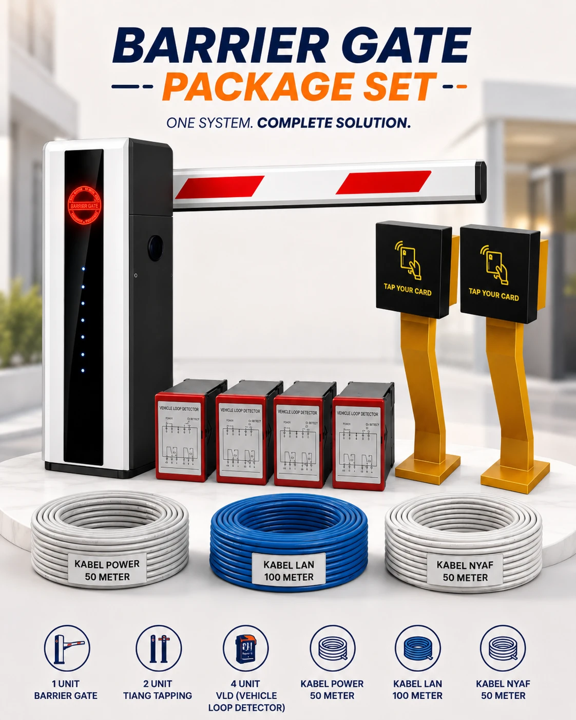 Paket 2 Barrier Gate