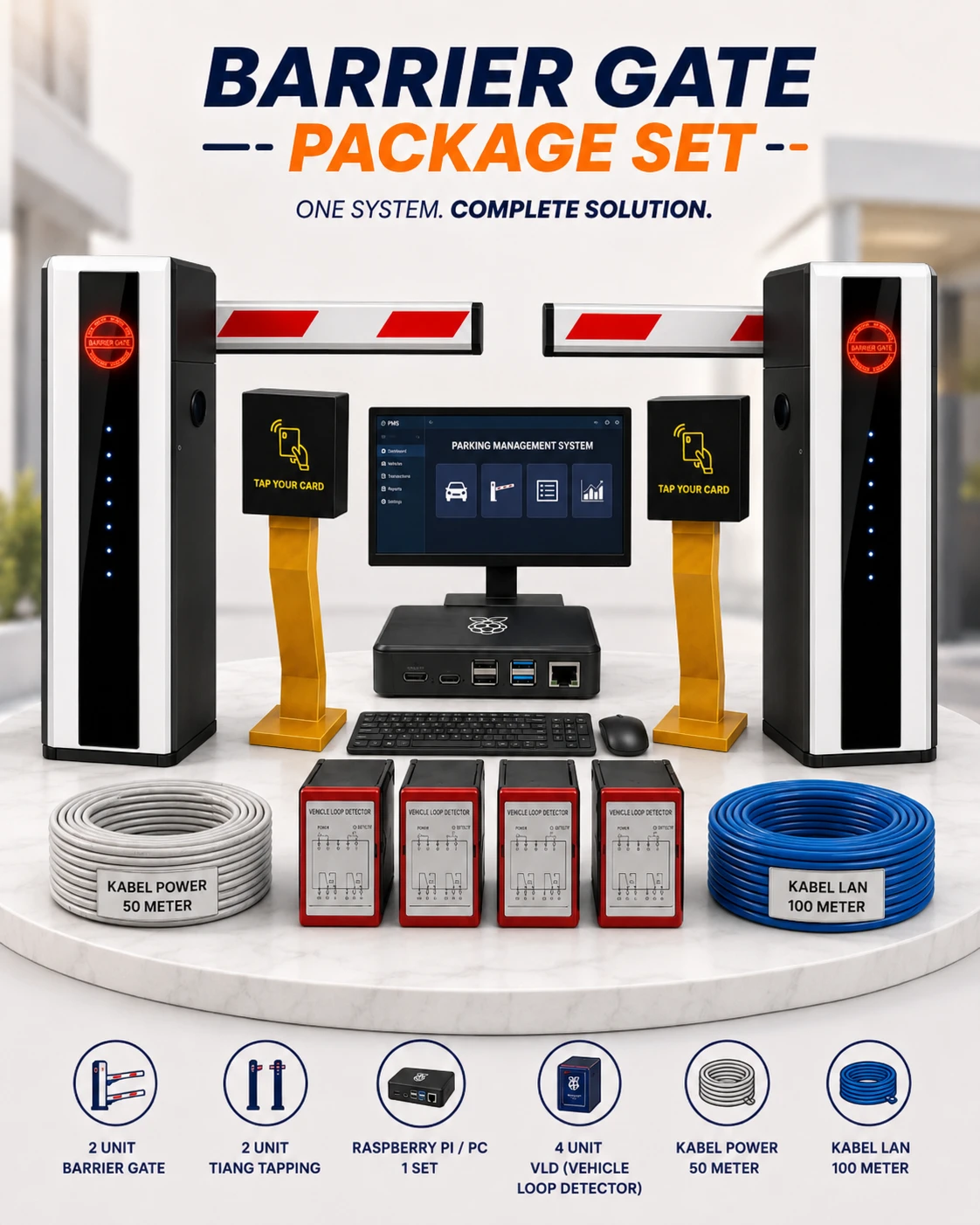 Paket 3 Barrier Gate