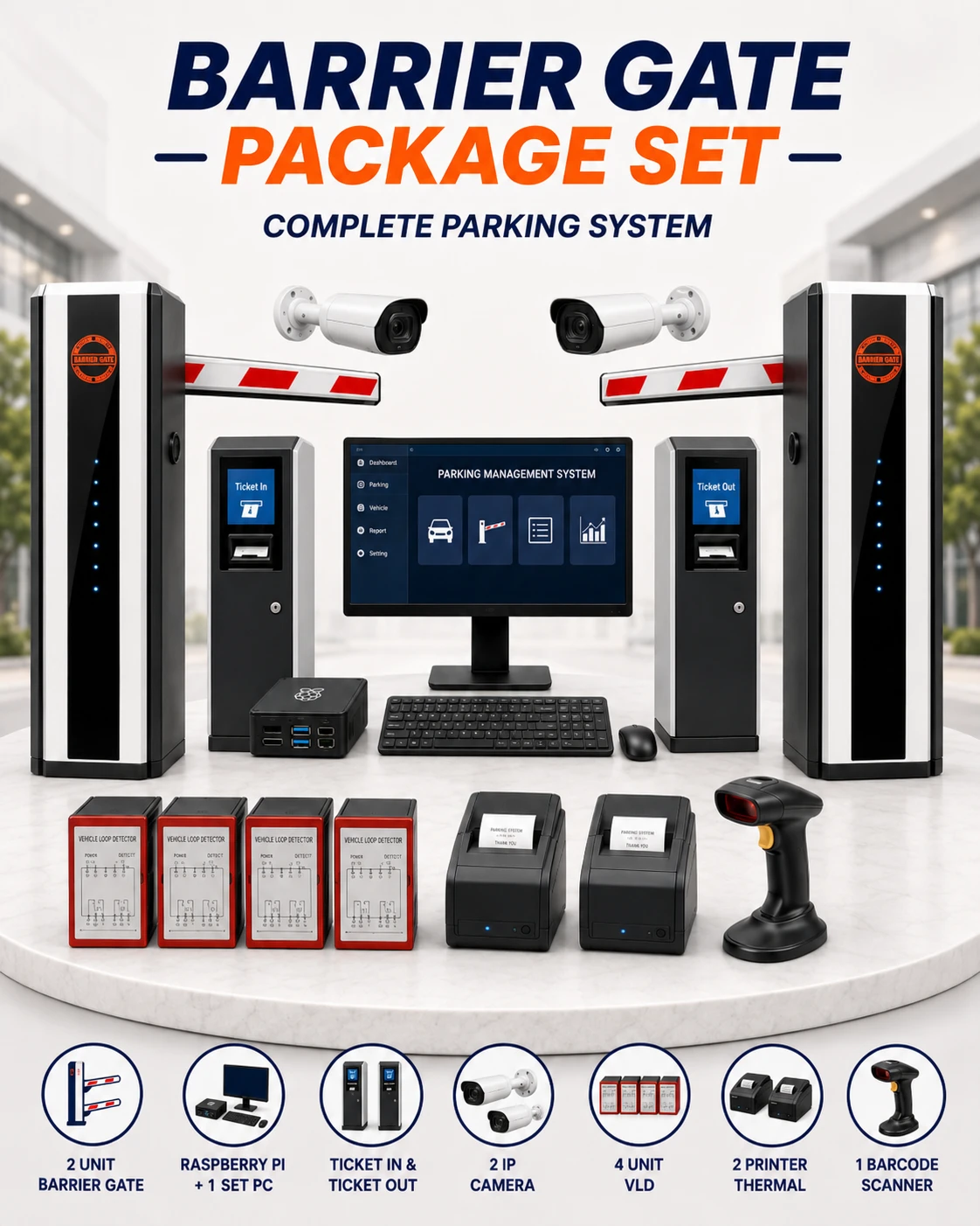 Paket 5 Barrier Gate